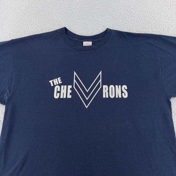 Vintage The Chevrons Shirt Mens XL Band 40th Anniversary 2000 Concert Tour Music - Picture 1 of 7